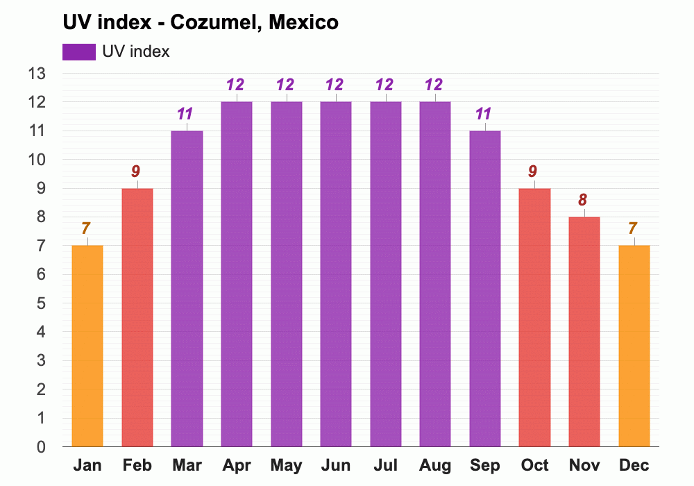 January weather Winter 2024 Cozumel, Mexico