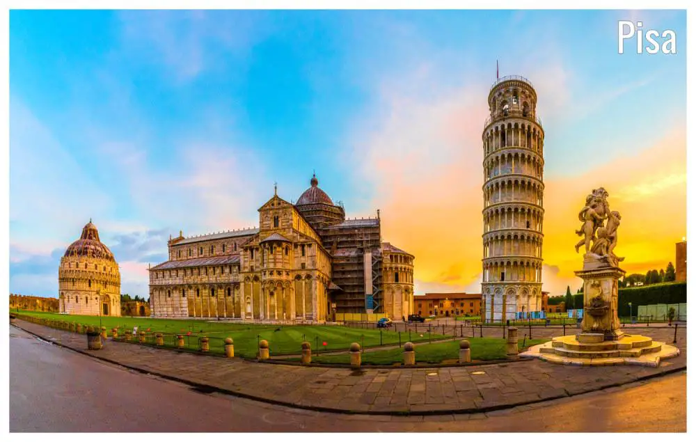 October weather Autumn 2024 Pisa, Italy